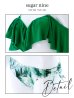 画像11: SALE！【ビキニ】【水着】フリルショルダーリーフ柄ビキニ[YMT]