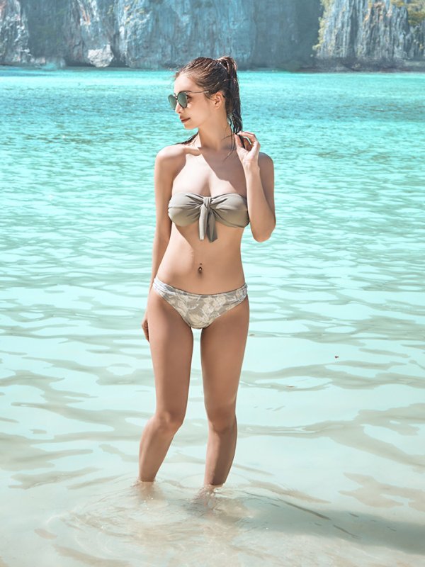 画像5: 【即日発送】【水着セール】【ビキニ】【水着】ヘルシーリーフバンドゥビキニ[YMT]