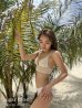 画像1: 【ビキニ】【水着】バッククロス大理石ビキニ[YMT] (1)