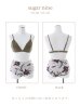画像10: SALE！【ビキニ】【水着】ボタニカル柄ハイウエストビキニ[YMT]