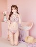 画像14: 【ビキニ】【水着】スカート付き2way ギンガムチェック柄 クロスビキニ 3点セット[YMT](MG-SN003)