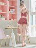 画像4: 【即日発送！】【ビキニ】【水着】ホルターネックハイウエストビキニ[YMT]