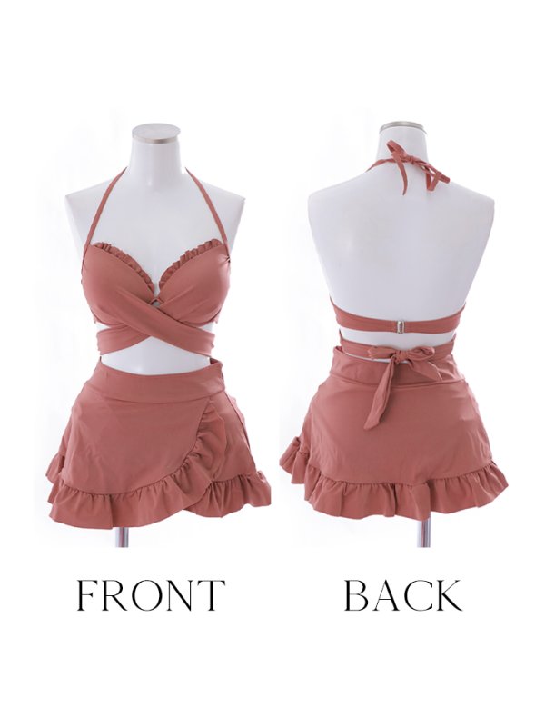 画像24: 【即日発送】【ビキニ】【水着】ホルターネックハイウエストビキニ[YMT]