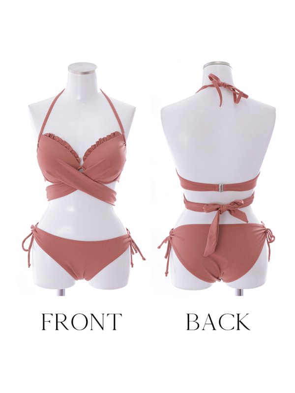 画像25: 【即日発送】【ビキニ】【水着】ホルターネックハイウエストビキニ[YMT]