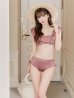 画像9: 【ビキニ】【水着】フリルショルダービキニ/ハイウエスト/無地/シンプル[YMT]