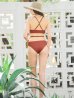 画像6: 【即日発送】【ビキニ】【水着】テラコッタ/ヘルシーホルタービキニ[YMT]