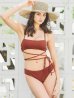 画像8: 【即日発送】【ビキニ】【水着】テラコッタ/ヘルシーホルタービキニ[YMT]