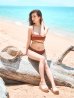 画像10: 【ビキニ】【水着】テラコッタ/ヘルシーホルタービキニ[YMT]