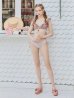 画像4: 【ビキニ】【水着】フリルカラー 千鳥格子柄 ビキニ 2点セット[YMT]