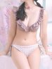 画像6: 【ビキニ】【水着】フリルx千鳥ビキニ[YMT]