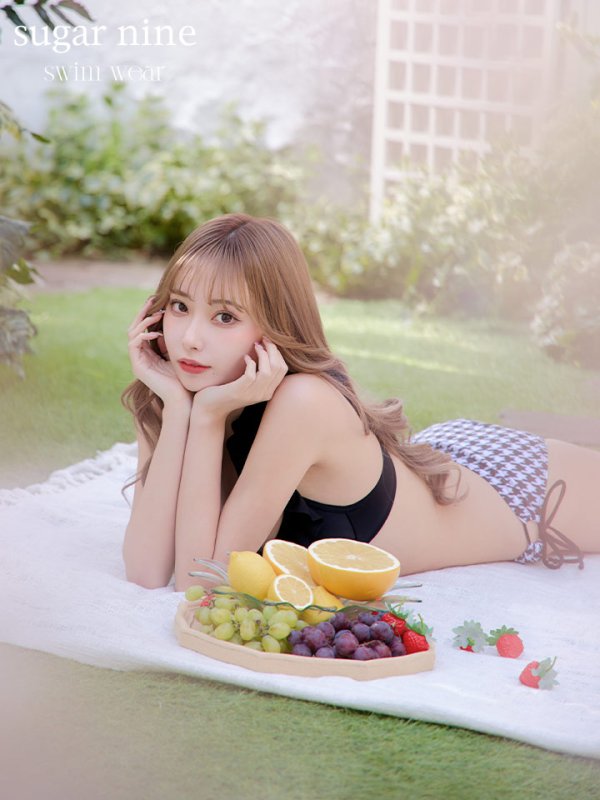 画像16: 【即日発送】【ビキニ】【水着】フリルx千鳥ビキニ[YMT]