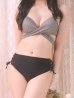 画像5: 【ビキニ】【水着】ブラウンチェックハイウエストビキニ[M192-SW-23PY][YMT]
