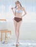 画像10: 【ビキニ】【水着】トワルドジュイ柄 / ショルダーリボンビキニ[YMT]