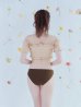 画像18: 【ビキニ】【水着】オフショルビキニ /無地/シャーリング/ニット/2点セット[YMT]