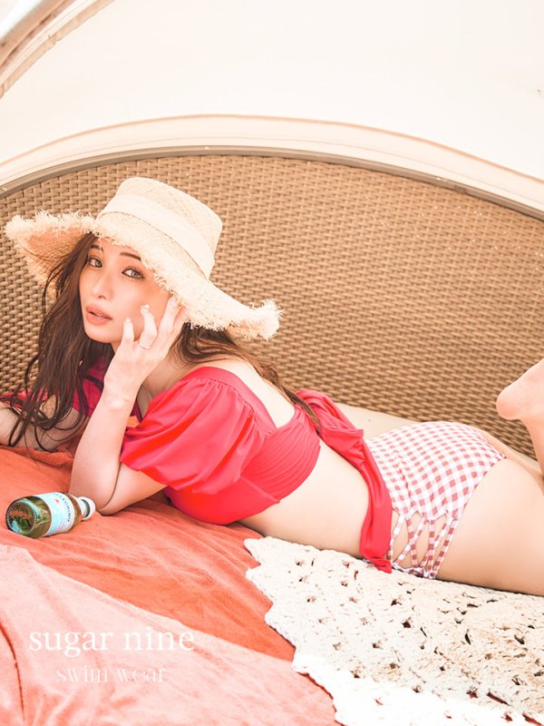 画像3: 【即日発送】【ビキニ】【水着】パフスリーブ2wayビキニ[YMT]