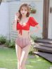 画像10: 【ビキニ】【水着】パフスリーブ2wayビキニ[M200-SW-23PY][YMT]