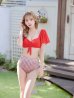画像13: 【ビキニ】【水着】パフスリーブ2wayビキニ[M200-SW-23PY][YMT]