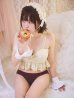 画像5: 【ビキニ】【水着】フリルレースビキニ /ベアトップ/ペプラム/2点セット[YMT]
