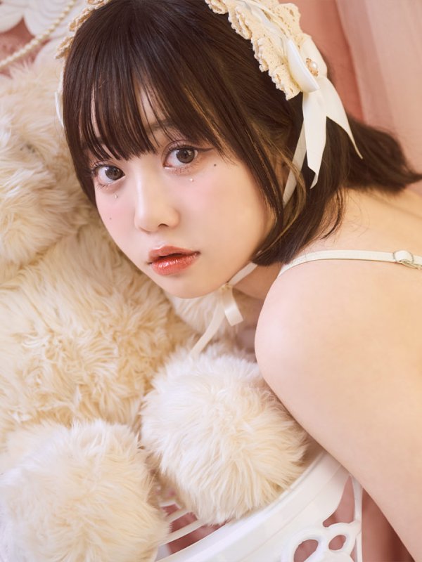 画像6: 【即日発送】【ビキニ】【水着】フリルレースビキニ /ベアトップ/ペプラム/2点セット[YMT]