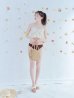 画像12: 【ビキニ】【水着】フリルレースビキニ /ベアトップ/ペプラム/2点セット[YMT]