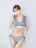 画像24: 【ビキニ】【水着】チュールリボン バストアップ ビキニ 2点セット[YMT]【一部予約 / 5月下旬-6月中旬発送予定】
