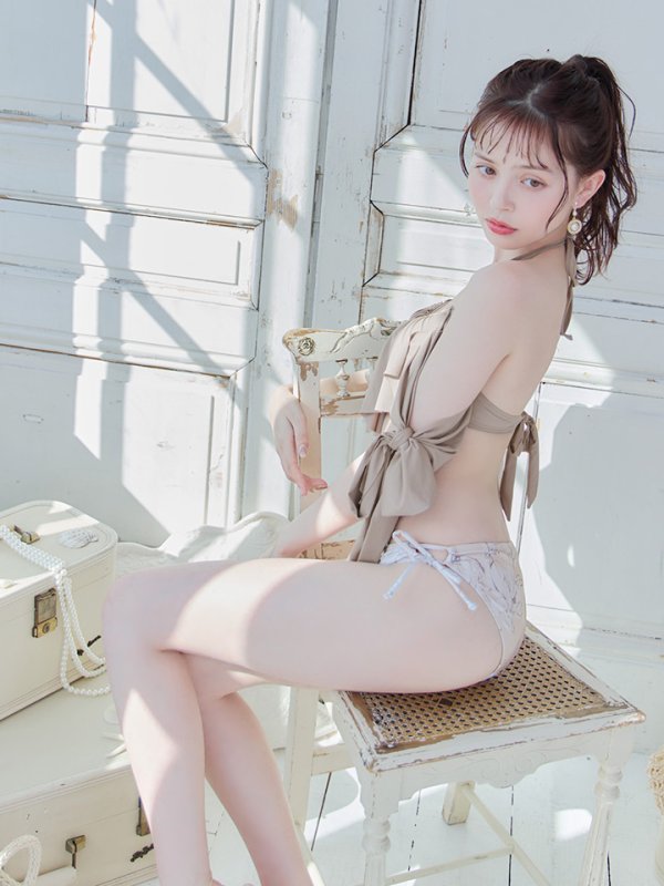画像12: 【即日発送】【ビキニ】【水着】サイドリボンフリルビキニ[YMT][M210-HS-23NN]
