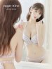 画像45: 【ビキニ】【水着】千鳥格子柄  バッククロスリボン クロスビキニ 2点セット[YMT]