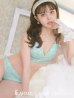 画像1: 【ビキニ】【水着】 ツイードプリント トライアングル ビキニ 2点セット[YMT] (1)