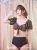 画像3: 【ビキニ】【水着】パフスリーブ2wayビキニ[M214-SW-23PY][HC03]