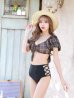 画像3: 【ビキニ】【水着】パフスリーブ2wayビキニ[M214-SW-23PY][YMT]
