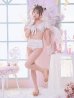 画像4: 【ビキニ】【水着】パフスリーブ 2way ツイードプリント ビキニ 2点セット[YMT]