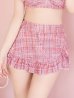 画像23: 【予約商品/6月下旬発送予定】【ビキニ】【水着】2WAYツイード柄ビッグリボンビキニ 2点セット[YMT]