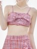 画像18: 【予約商品/6月下旬発送予定】【ビキニ】【水着】2WAYツイード柄ビッグリボンビキニ 2点セット[YMT]