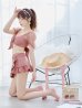 画像11: 【即日発送！】【ビキニ】ドットシアースリーブスカート付きビキニ 3点セット【水着】[YMT]