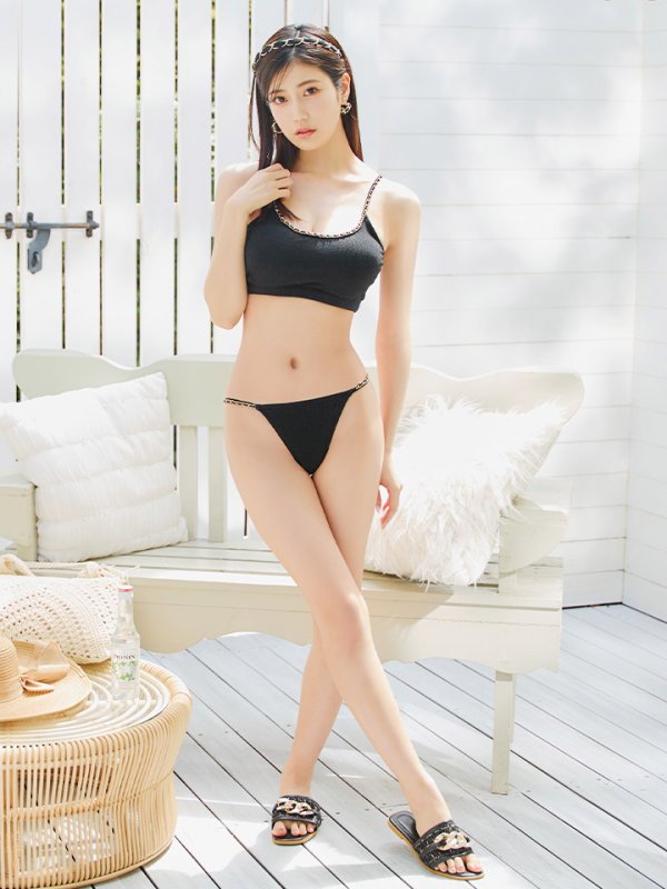 画像20: 【即日発送】【ビキニ】【水着】ヘルシーシンプルビキニ 2点セット[YMT]