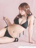 画像6: 【即日発送！】【ビキニ】【水着】ワッフル生地シンプルトライアングルビキニ  2点セット[YMT]