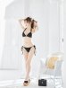 画像14: 【即日発送！】【ビキニ】【水着】ワッフル生地シンプルトライアングルビキニ  2点セット[YMT]
