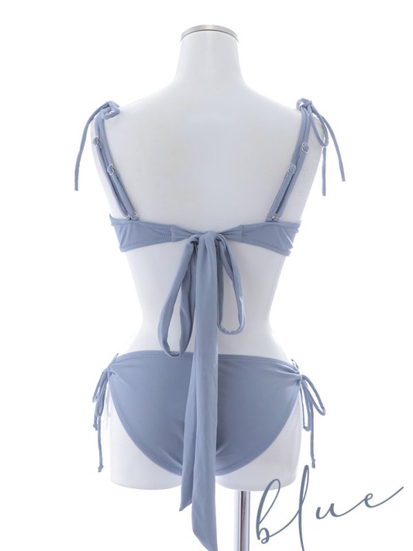 画像39: 【即日発送】【ビキニ】【水着】ショルダー紐シンプルビキニ 2点セット（MG-K018）[YMT]