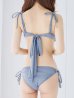 画像23: 【予約商品/6月下旬発送予定】【ビキニ】【水着】ショルダー紐シンプルビキニ 2点セット[YMT]