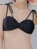 画像16: 【予約商品/6月下旬発送予定】【ビキニ】ショルダー紐リボンシンプルビキニ 2点セット【水着】[YMT]