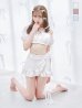 画像1: 【ビキニ】【水着】袖付きシャーリングトップス 4点セット【予約 / 7月上旬発送予定】[YMT] (1)