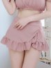画像29: 【即日発送！】【ビキニ】【水着】袖付きシャーリングトップス 4点セット【予約 / 7月上旬発送予定】[YMT]