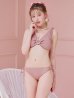 画像12: 【即日発送！】【ビキニ】【水着】肩リボンラウンドパールビキニ 2点セット[YMT]