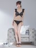 画像25: 【即日発送！】【ビキニ】バックリボン肩フリルツイード柄ビキニ 2点セット【水着】[YMT]
