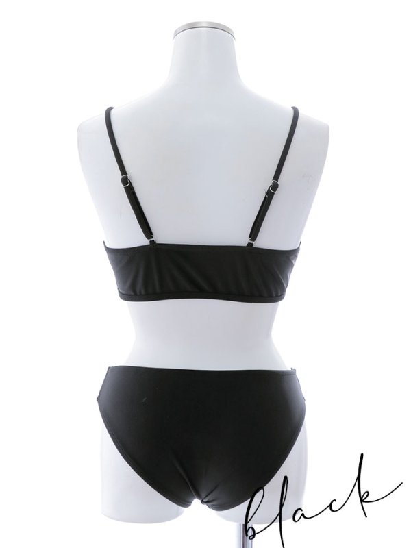 画像35: 【即日発送!】【ビキニ】【水着】レースアップトライアングルビキニ 2点セット[YMT]