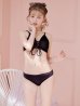 画像2: 【即日発送!】【ビキニ】【水着】レースアップトライアングルビキニ 2点セット[YMT] (2)