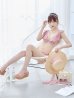 画像6: 【ビキニ】【水着】肩フリルツイード柄ビキニ 2点セット[YMT]