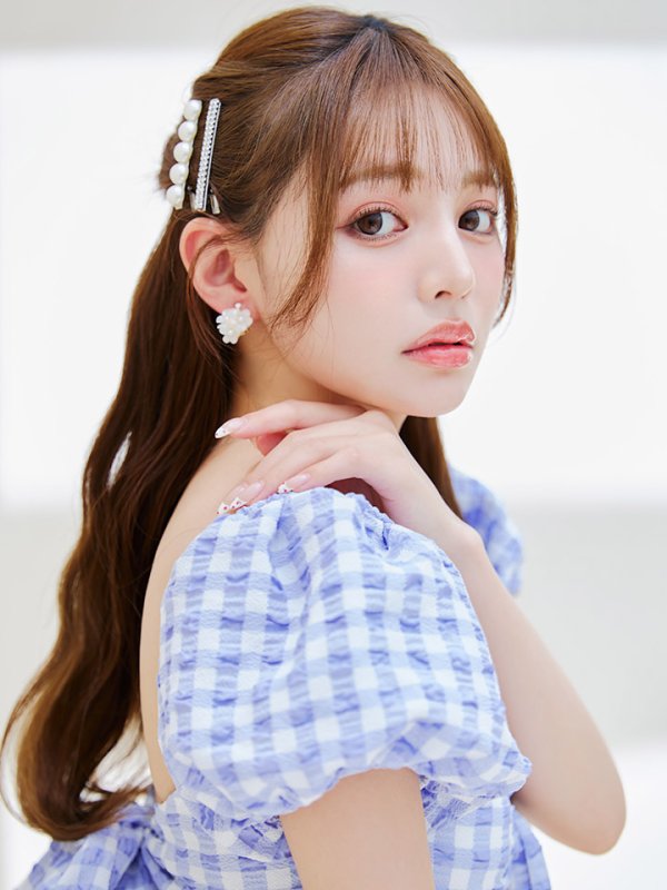 画像12: 【即日発送！】【ビキニ】【水着】ギンガムチェックパフスリビキニ 2点セット[YMT]