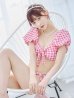 画像14: 【即日発送！】【ビキニ】【水着】ギンガムチェックパフスリビキニ 2点セット[YMT]