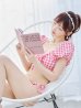 画像18: 【即日発送！】【ビキニ】【水着】ギンガムチェックパフスリビキニ 2点セット[YMT]